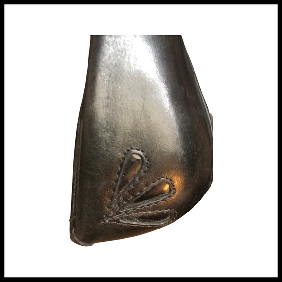 Beautiful, Unique, Vintage Black Kitten Heels Circa 2004. Indigo by Clark’s - Picture 5 of 5